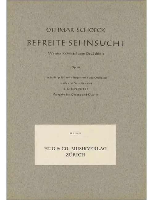 Befreite Sehnsucht op 66